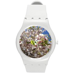 Cherry Blossoms Plastic Sport Watch (medium)