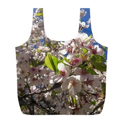 Cherry Blossoms Reusable Bag (l) by DmitrysTravels