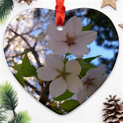 Sakura Heart Ornament (two Sides)