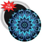 Star Connection, Abstract Cosmic Constellation 3  Button Magnet (10 pack) Front