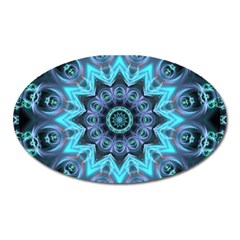 Star Connection, Abstract Cosmic Constellation Magnet (oval) by DianeClancy