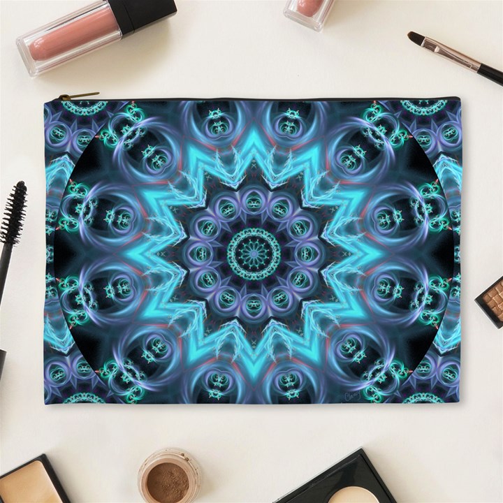 Star Connection, Abstract Cosmic Constellation Cosmetic Bag (XL)