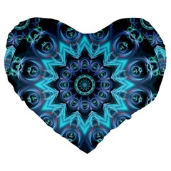 Star Connection, Abstract Cosmic Constellation 19  Premium Heart Shape Cushion by DianeClancy