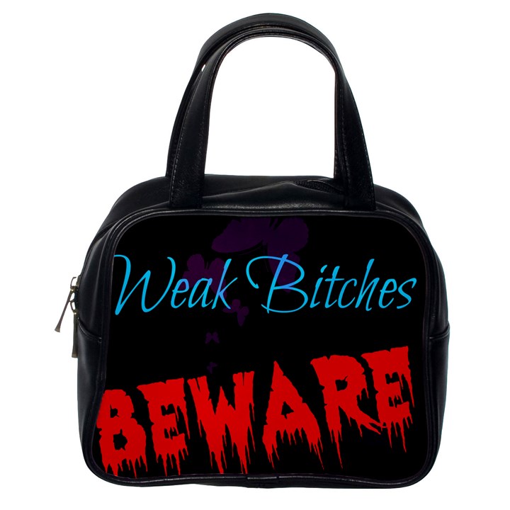 Beware Classic Handbag (One Side)