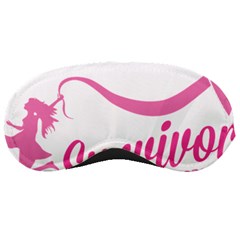 Survivor Stronger Than Cancer Pink Ribbon Sleeping Mask by breastcancerstuff