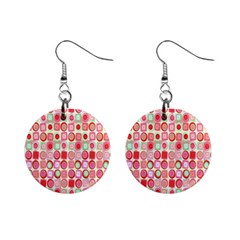 Far Out Geometrics Mini Button Earrings by StuffOrSomething