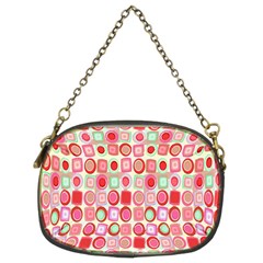 Far Out Geometrics Chain Purse (two Sided) 