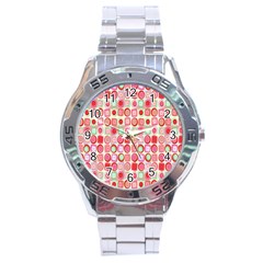 Far Out Geometrics Stainless Steel Watch by StuffOrSomething