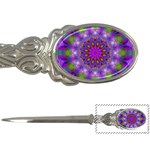 Rainbow At Dusk, Abstract Star Of Light Letter Opener Front