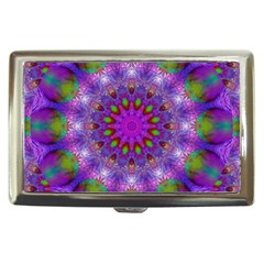 Rainbow At Dusk, Abstract Star Of Light Cigarette Money Case by DianeClancy