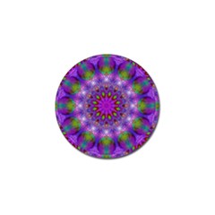 Rainbow At Dusk, Abstract Star Of Light Golf Ball Marker 4 Pack by DianeClancy