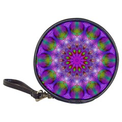 Rainbow At Dusk, Abstract Star Of Light Cd Wallet by DianeClancy