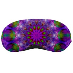 Rainbow At Dusk, Abstract Star Of Light Sleeping Mask by DianeClancy