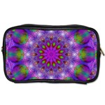 Rainbow At Dusk, Abstract Star Of Light Travel Toiletry Bag (One Side) Front