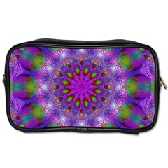 Rainbow At Dusk, Abstract Star Of Light Travel Toiletry Bag (two Sides) by DianeClancy