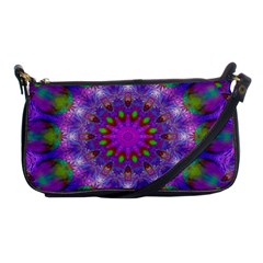 Rainbow At Dusk, Abstract Star Of Light Evening Bag by DianeClancy