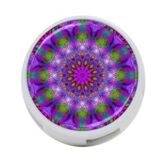 Rainbow At Dusk, Abstract Star Of Light 4-port Usb Hub (one Side) by DianeClancy