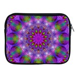 Rainbow At Dusk, Abstract Star Of Light Apple iPad Zippered Sleeve Front