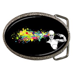 Dkekux7 Belt Buckle (oval)