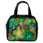 Beautiful Flower Power Batik Classic Handbag (One Side) Front