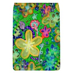 Beautiful Flower Power Batik Removable Flap Cover (large) by rokinronda