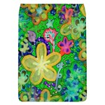 Beautiful Flower Power Batik Removable Flap Cover (Large) Front