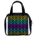 Cmyk Damask Flourish Pattern Classic Handbag (Two Sides) Front