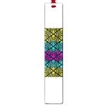 Cmyk Damask Flourish Pattern Large Bookmark Front