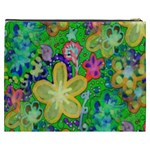 Beautiful Flower Power Batik Cosmetic Bag (XXXL) Back