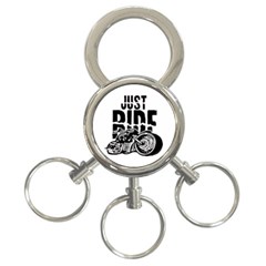 Justride 3-Ring Key Chain