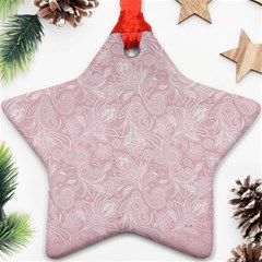 Elegant Vintage Paisley  Star Ornament (two Sides)