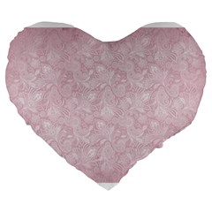 Elegant Vintage Paisley  19  Premium Heart Shape Cushion