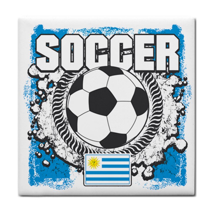 Soccer Uruguay Tile Coaster