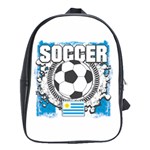 Soccer Uruguay School Bag (Large) Front