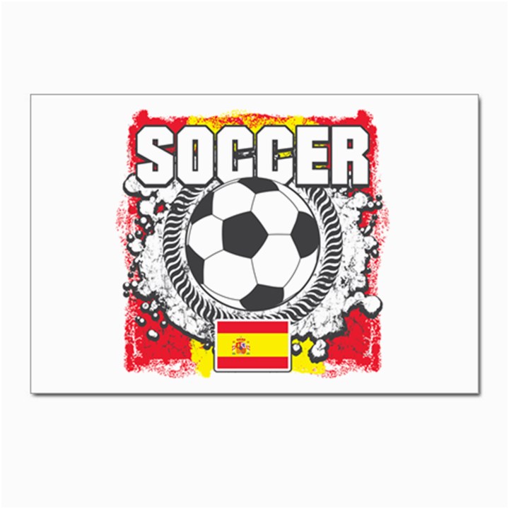 Soccer Spain Postcard 4 x 6  (Pkg of 10)