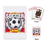 Soccer Spain Playing Cards Single Design Back