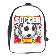 Soccer Spain School Bag (large) by MegaSportsFan