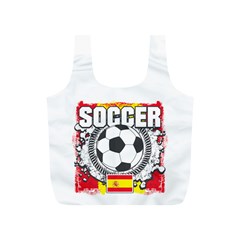 Soccer Spain Full Print Recycle Bag (s) by MegaSportsFan