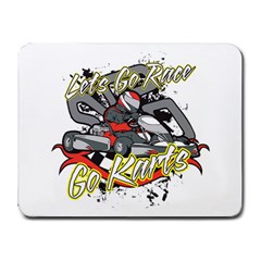 Lets Race Go Karts Small Mousepad by MegaSportsFan