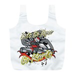 Lets Race Go Karts Full Print Recycle Bag (L) Back