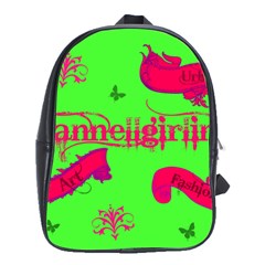 Pannellgirlinc School Bag (large) by Pannellgirlinc