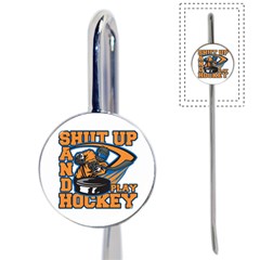 Shut Up And Play Hockey Book Mark by MegaSportsFan