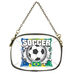 Soccer Brazil Chain Purse (two Sides) by MegaSportsFan