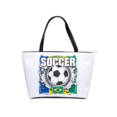 Soccer Brazil Classic Shoulder Handbag by MegaSportsFan