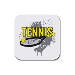 Tennis Rubber Coaster (square) by MegaSportsFan