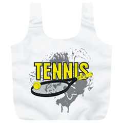 Tennis Full Print Recycle Bag (xl) by MegaSportsFan