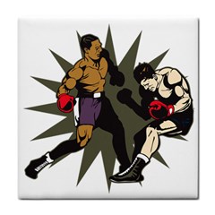 Knockout Boxing Tile Coaster by MegaSportsFan