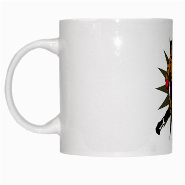 Knockout Boxing White Mug