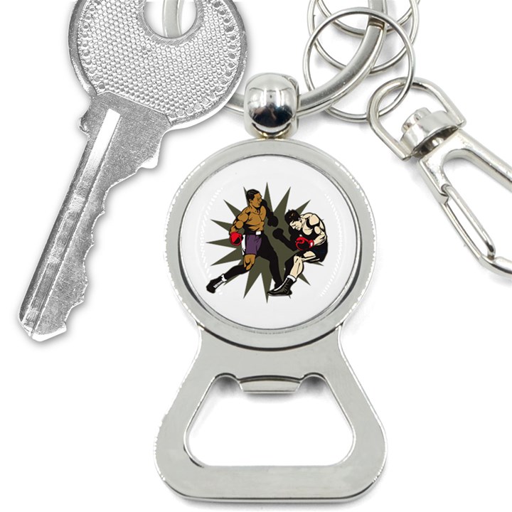 Knockout Boxing Bottle Opener Key Chain