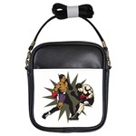 Knockout Boxing Girls Sling Bag Front